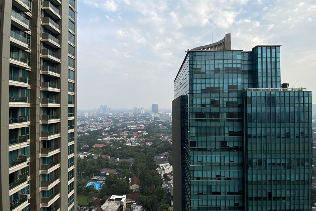 A modern Indian city skyline